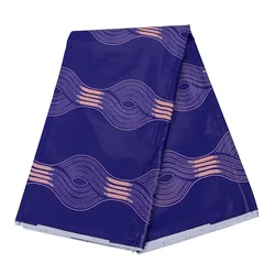 BintaRealWax Guaranteed Original Ankara Fabric African Print Fabrics for Wedding Dress Tissus Cotton 1/3/6Yards