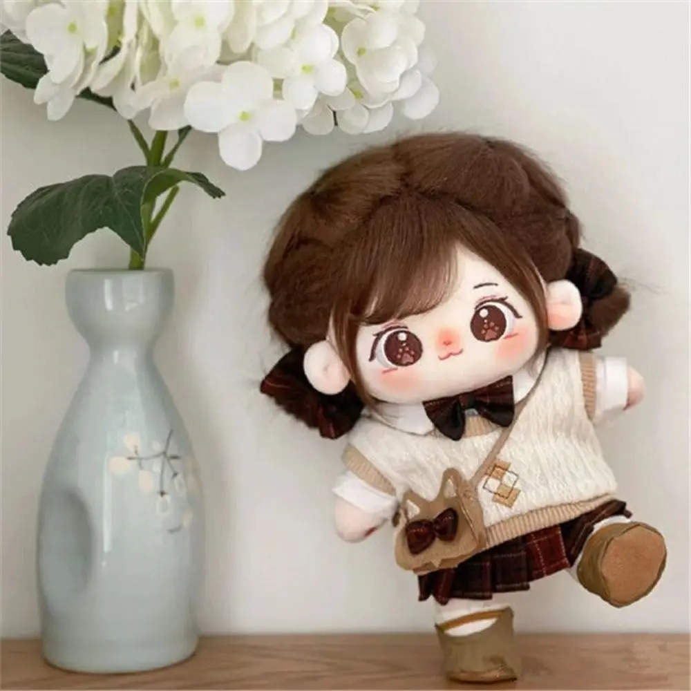 20cm Cotton Doll Clothes Pretty Dress Outfit Cute Hoodie Casual Suit Plush Toy Dress Up Clothing Girls Brithday Gift Casual Suit