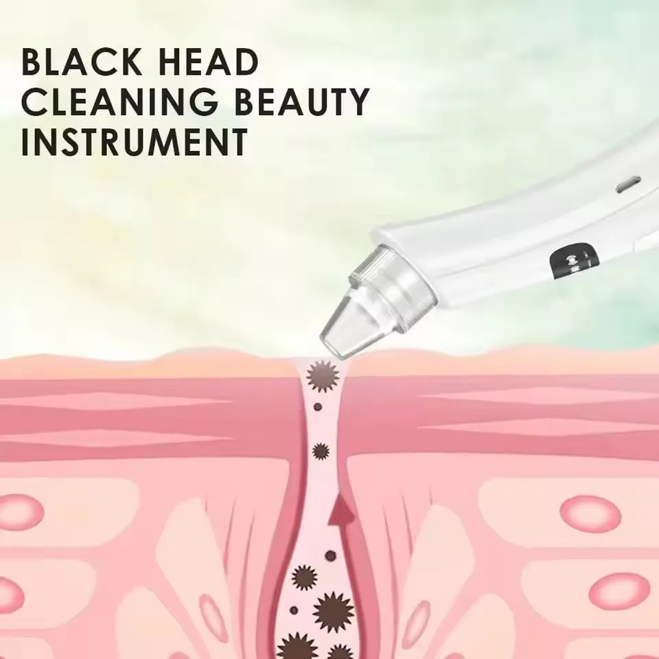 Electric Facial Skin Care Pore Removal Blackhead Clean Vacuum Acne Removal For Deep Facial Pimple Pores Cleaning Tools