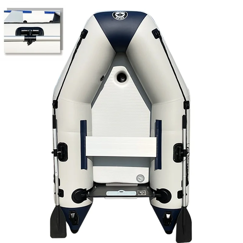 

Solar Marine 5 Person Assault Boat 300CM PVC Air Deck Floor Folding Inflatable Rescue Speed Kayak Canoe With Accessories