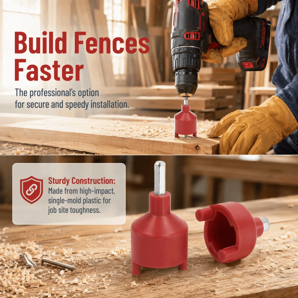 2Pcs Plastic Electric Fence Insulator Lightweight Durable Fence Installation Tool Environmentally Friendly view 4