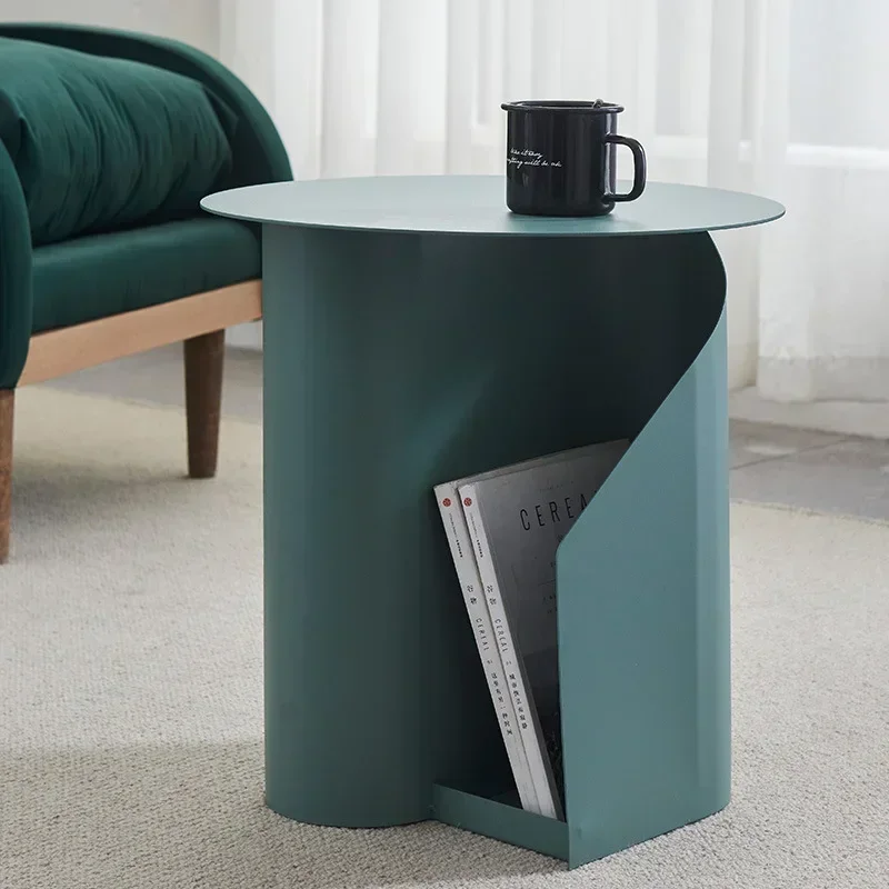 Coffee Bedroom Bedside Corner Round Storage Cabinet Living Room Coffee Minimalist Table Home Use