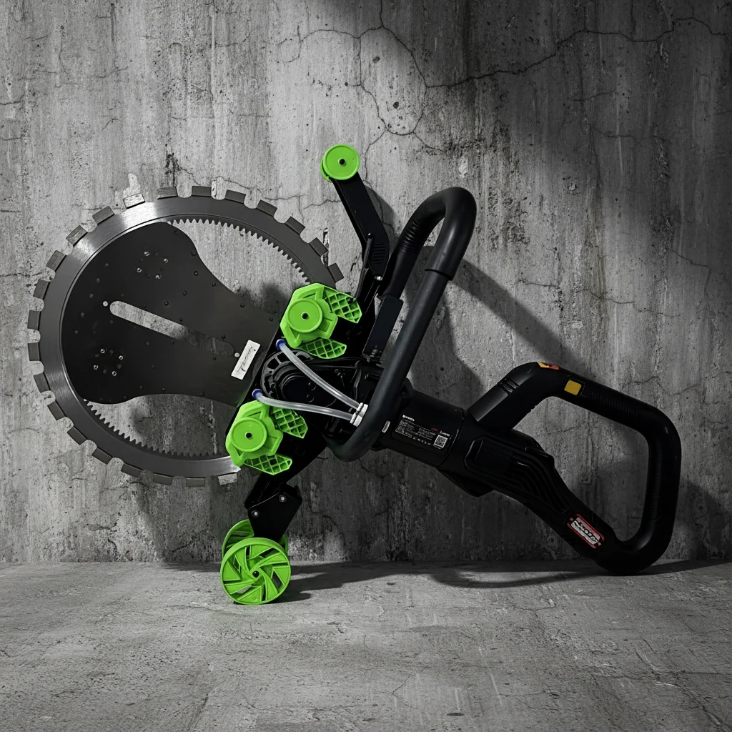 6kw Industrial Grade Powerful Electric Cheap and Durable  with 29 cm Cutting Depth Hand-Held Brushless Concrete Cutter Wall Saw