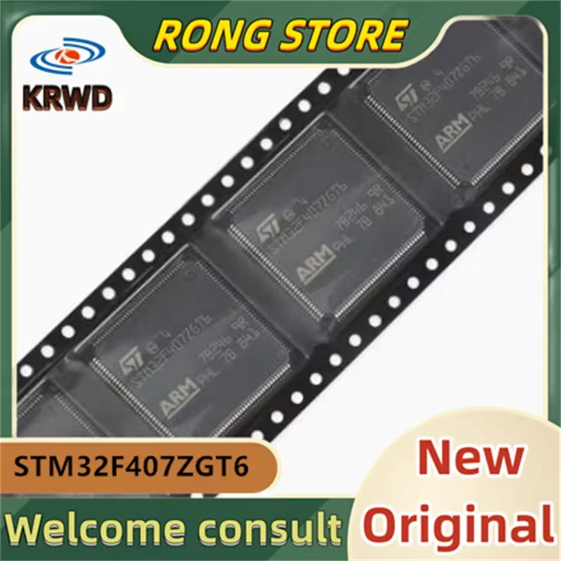 3 قطعة STM32F407ZGT6 جديدة ومبتكرة رقاقة IC STM32F407 LQFP-144 ARM Cortex-M4 32 بت MCU
