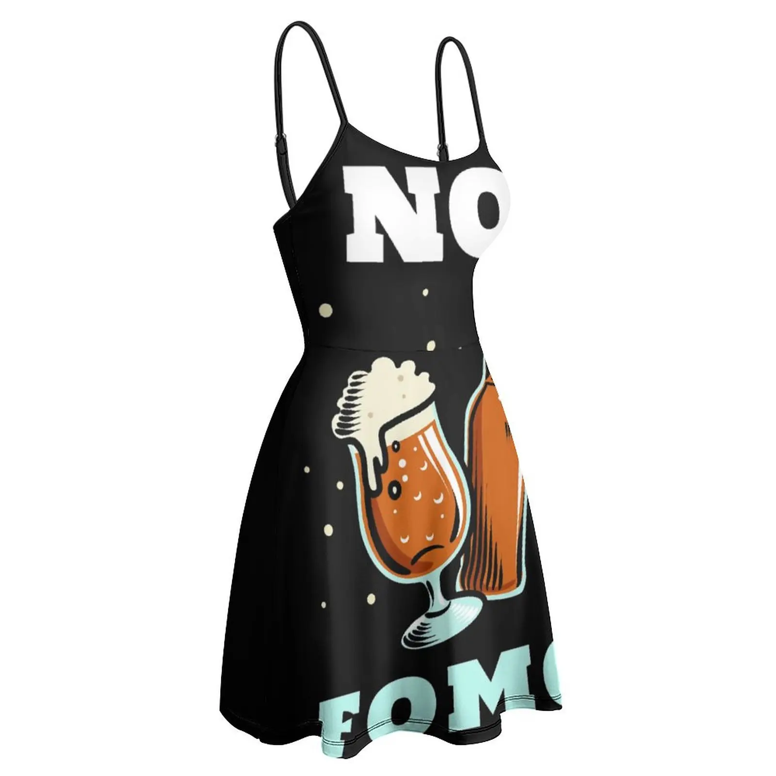 No FOMO Classic Premium Sexy  Woman's Dress Women's Sling Dress Funny Novelty  Clubs Suspender Dress