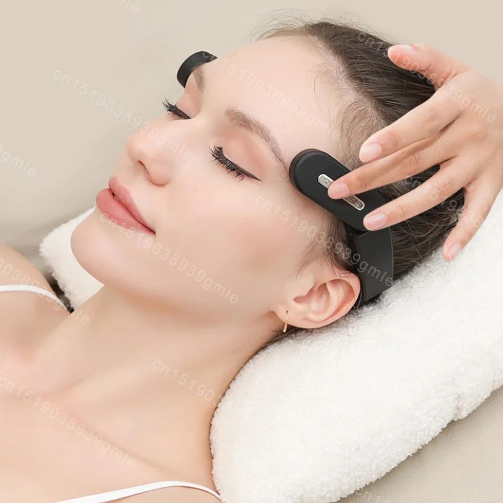 

Электрический массажер для головы Ems, низкочастотный импульсный вибрационный стимулятор мозга, облегчение мигрени, бессонницы и стресса