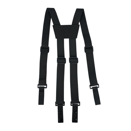 Imagen 1 del producto KUNN Tirantes tácticos Arnés de cinturón de servicio policial para hombres, Tirantes de cinturón de herramientas ajustables de 1,5 pulgadas con 4 accesorios de bucle