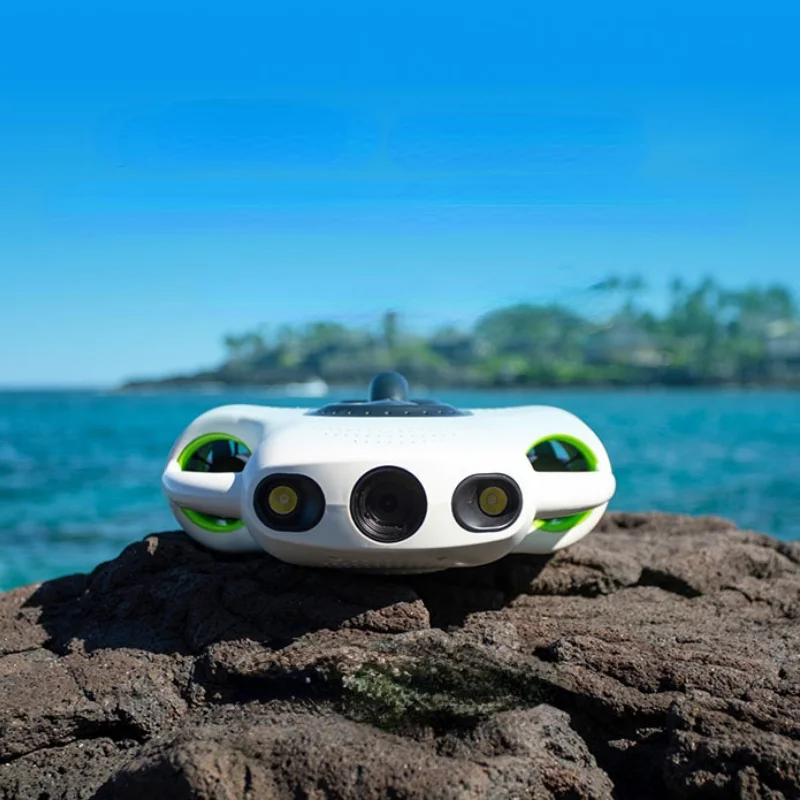 Underwater drone photography live 4K HD shooting Intelligent remote control diving robot fishing survey and rescue