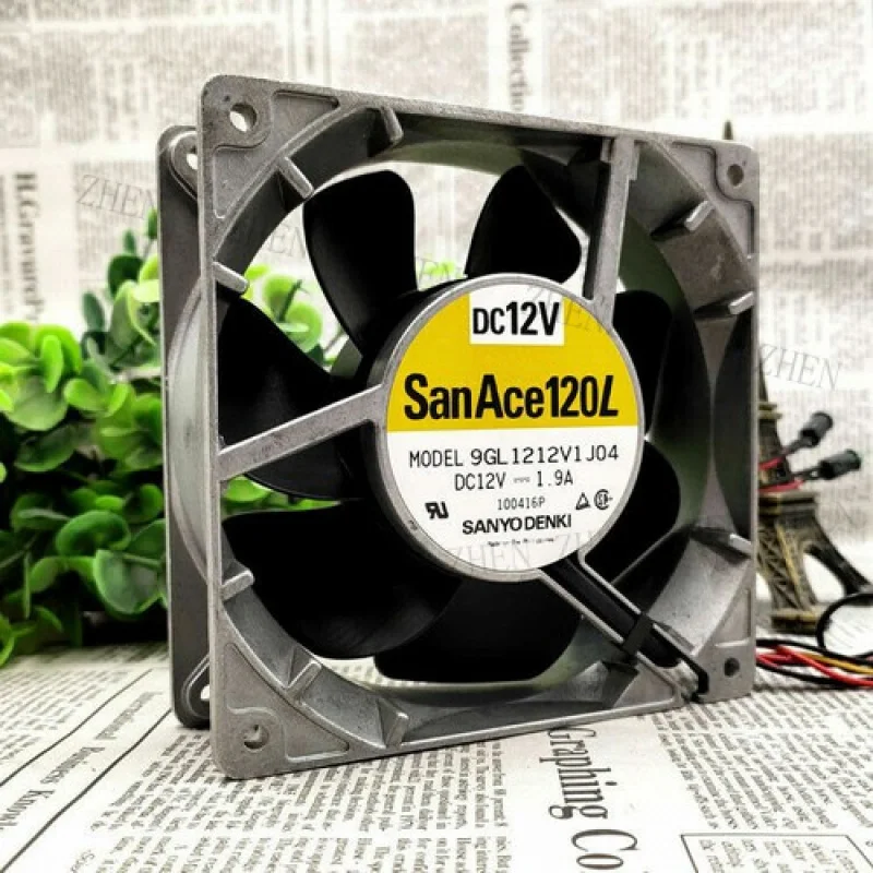 

Y для Sanyo Вентилятор охлаждения с большим объемом воздуха 9GL1212V1J04 12 В 1,9 А 120*120*38 мм