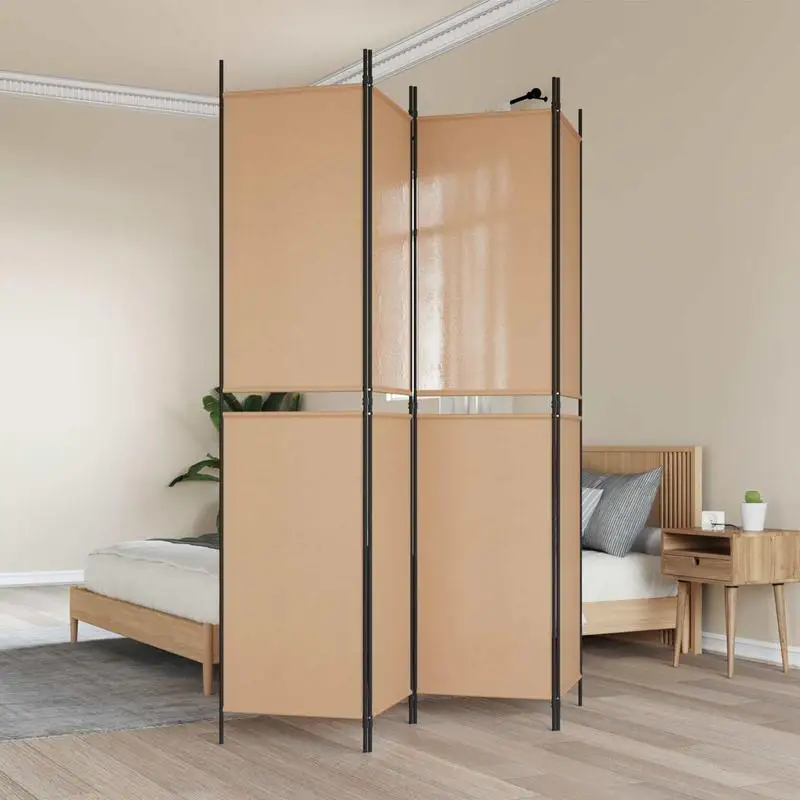 Paravent pliant à 3 panneaux – Paravent en tissu pour la division des espaces, la protection solaire et l'utilisation comme toile de fond