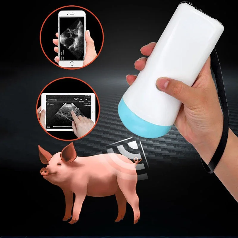 

Wireless Veterinary Ultrasound Scanner Portable Pregnancy Test Handheld Ultrasound Machine Pig Sheep Large dog Pocket machine