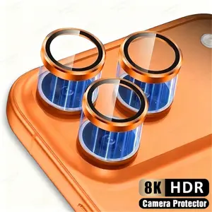 Bilashmart Metal Camera Lens Protector Glass iPhone 17 16 15 13 14 11 12 Pro Max Plus 17 Air 12 13 Mini Lens Protection Tempered Film