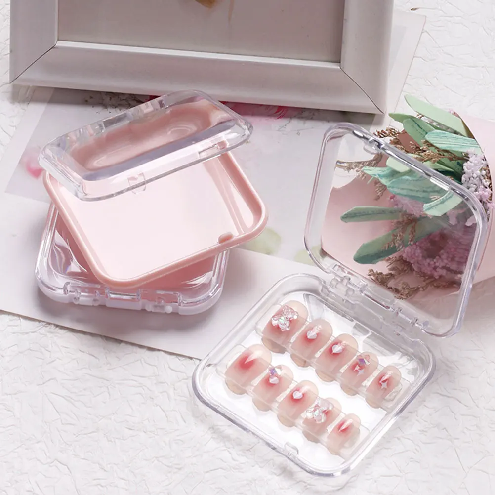 

6pcs Nail Storage Boxes ABS Material Multi-function Organizers Accessories Beads Jewelry Buttons Display Packaging Holder