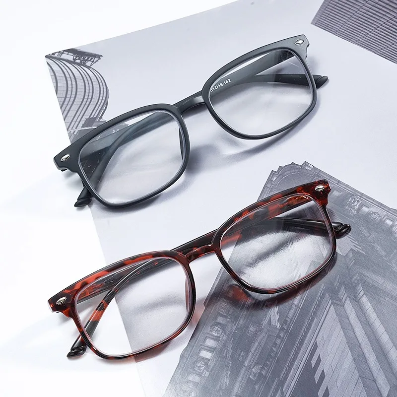 

2pcs Anti Blue Light Reading Glasses For Men Wome Oval Frame Readers Anti Glare Computer Eyewear