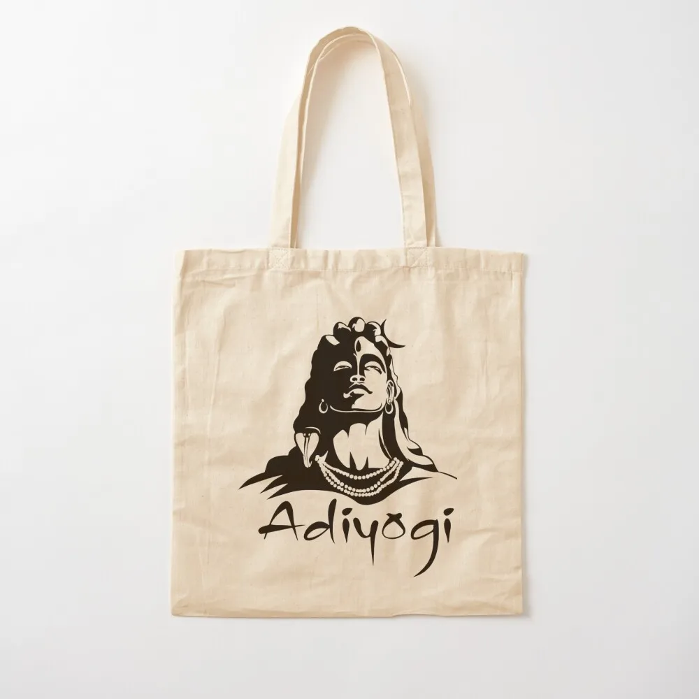 

Adiyogi Siva Tote Bag cute pouch bag Gift bags Canvas Tote Bag