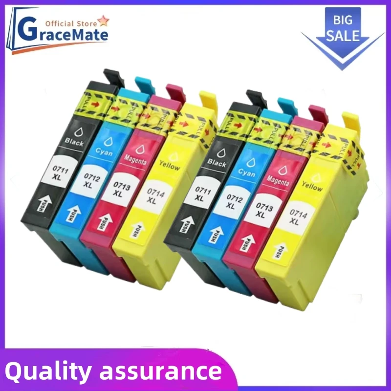 T0711 T0712 T0713 T0714 Ink Cartridge for Epson Stylus DX4000 DX4050 DX4400 DX5000 DX4450 DX5050 DX6000 DX6050 SX110 SX215