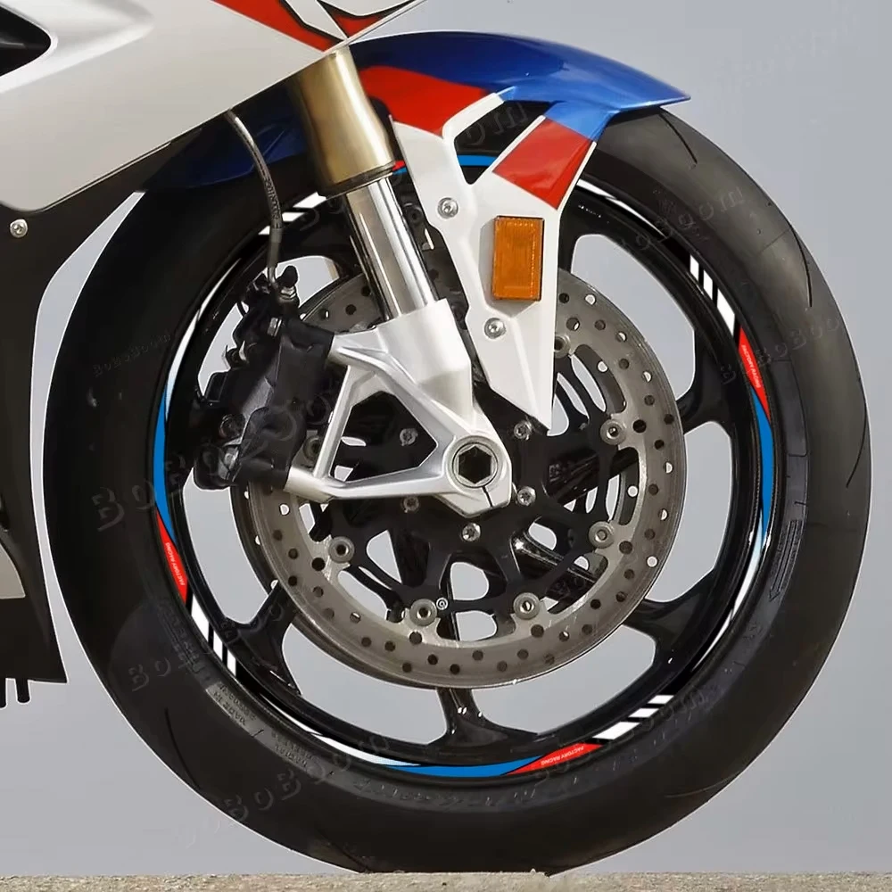 

10 "12" 13 "14" 15 "16" 17 "18" pulgadas pegatina reflectante para llana pegatinde raya de cubo para Aprilia Honda Benelli KTM