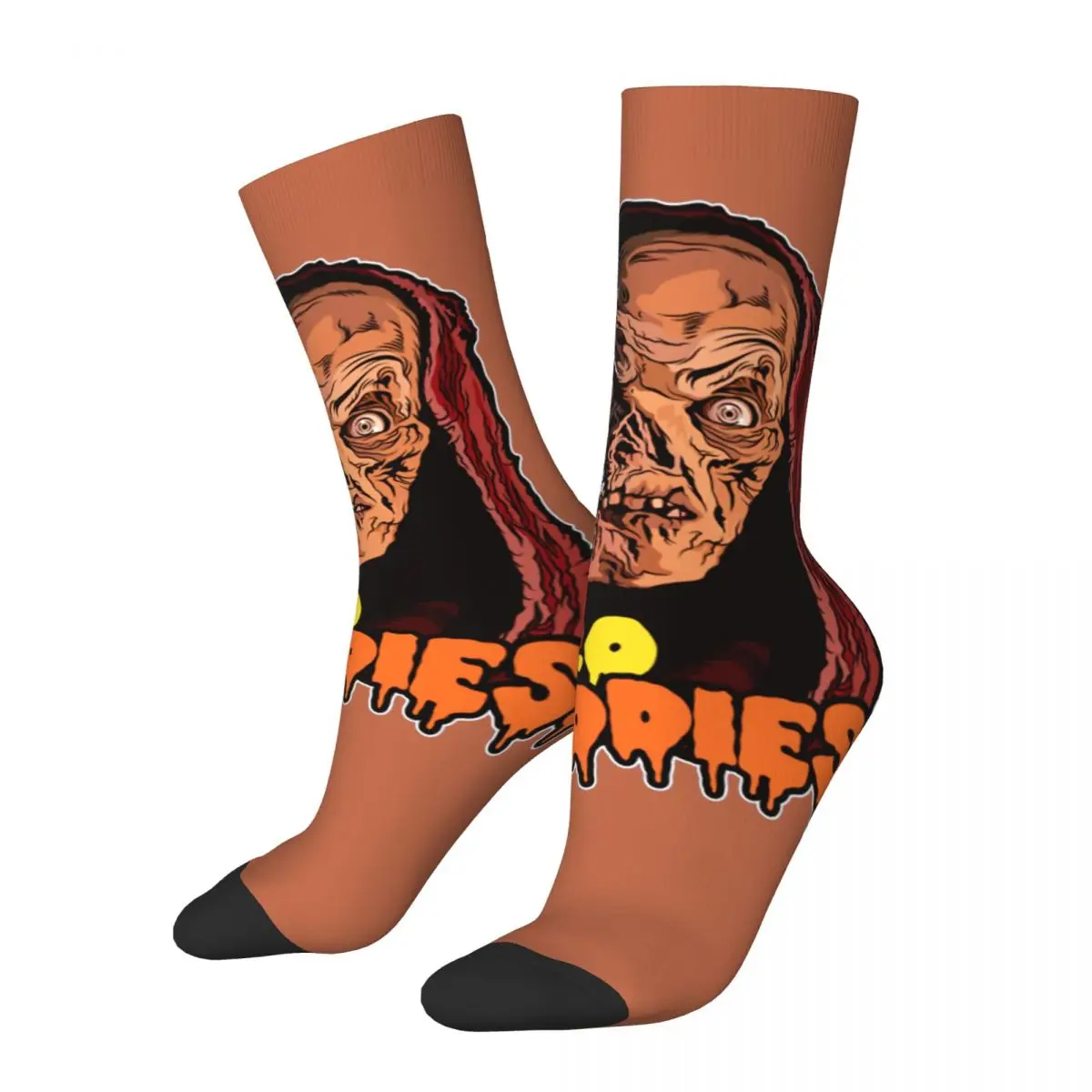 Hip Hop Vintage Hello Kiddies Crazy Men's Compression Socks Unisex Creepshow Billy 1982 Horror Film Seamless Printed Crew Sock