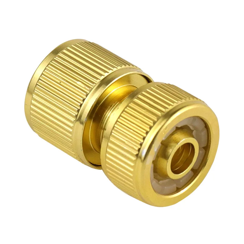 

Латунный быстрый соединитель с резьбой 1/2 дюйма, адаптер для полива сада, медный шланг для капельного орошения, быстроразъемные фитинги, 1 шт.