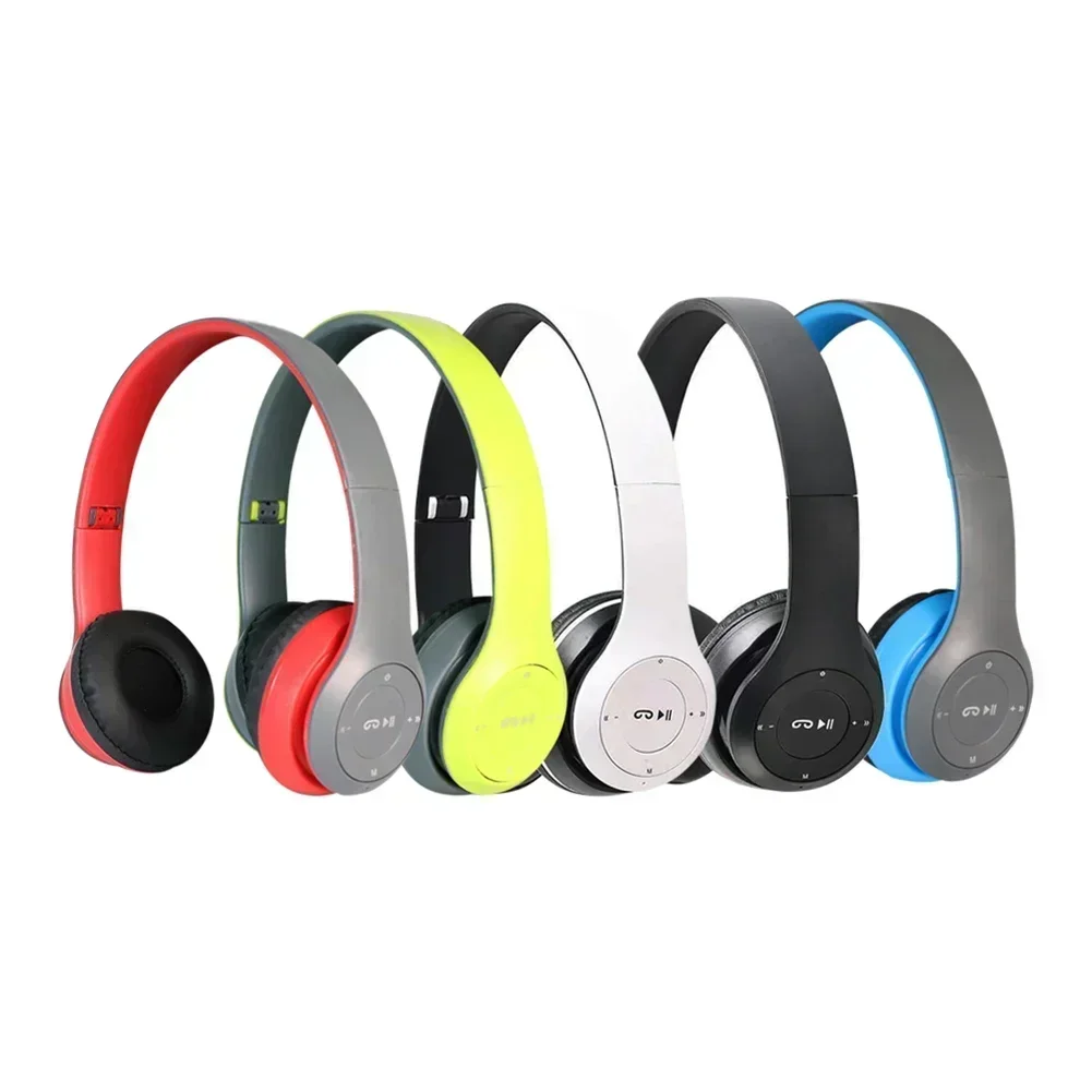 Portable Wireless Headset Foldable Bluetooth Compatible Noise Reduction Waterproof Gaming Headset Mecha Style Headphones