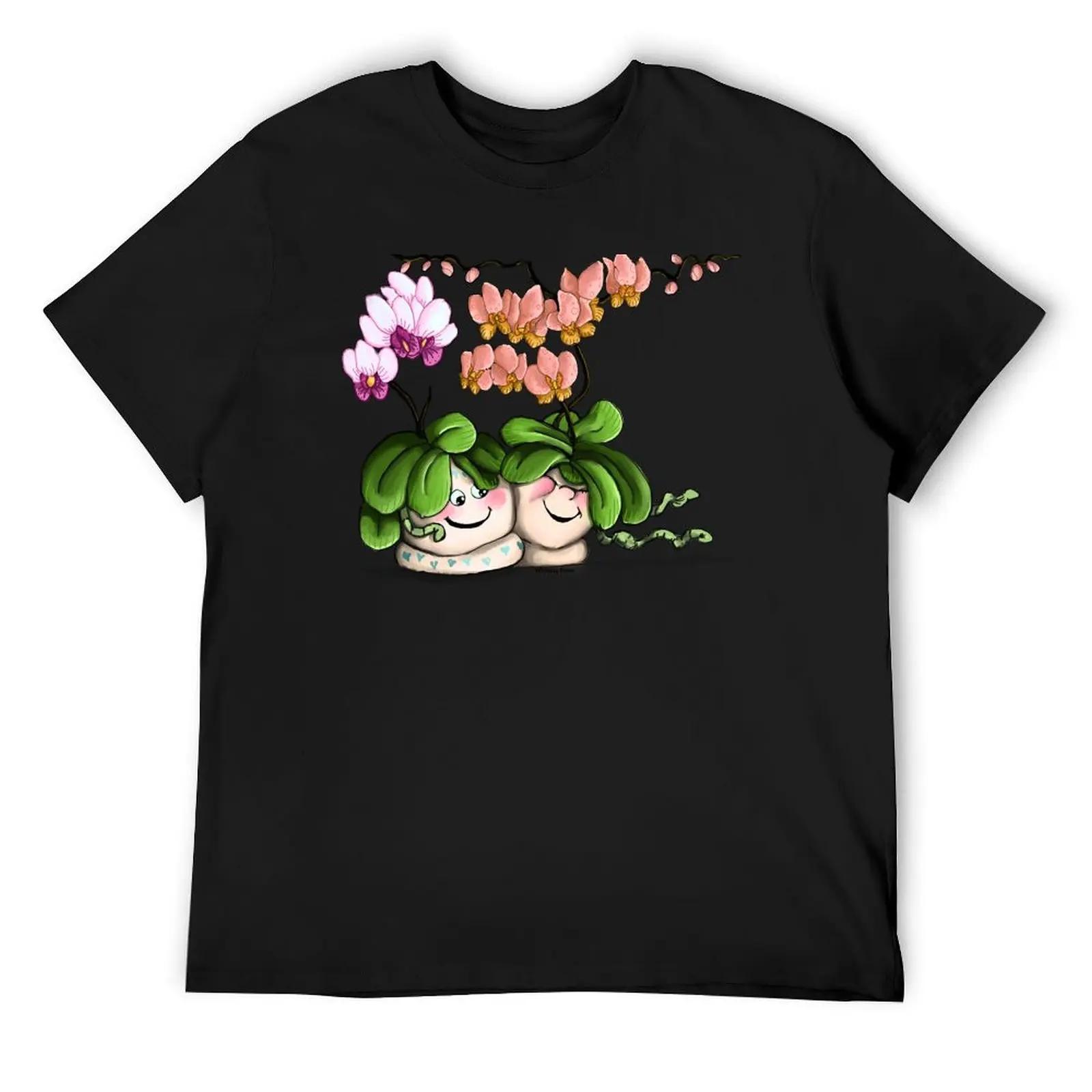 Orchids bunched together T-Shirt custom t shirt summer clothes t shirt men 100℅ cotton