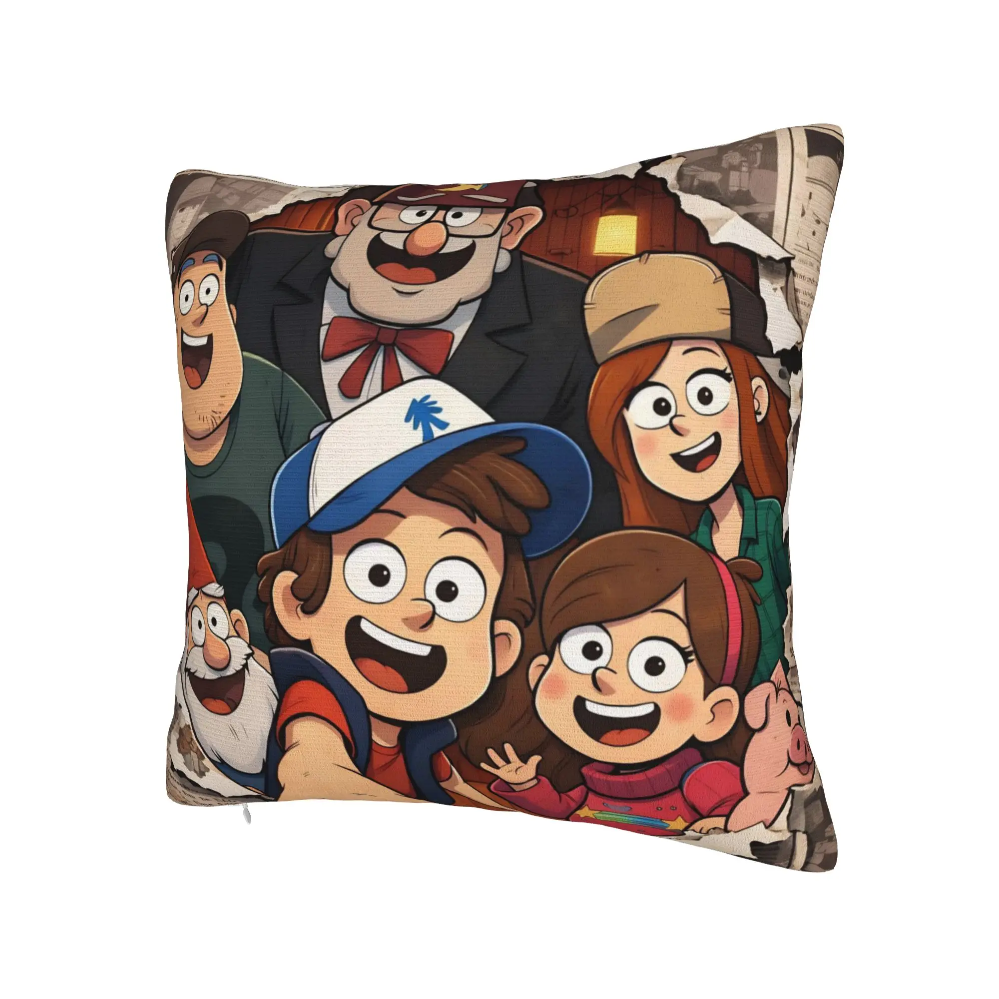 G-Gravity Falls Pillow Cover Merch Soft Cushion Cover Decoration  Pillow Case Cover Home Multi-Size