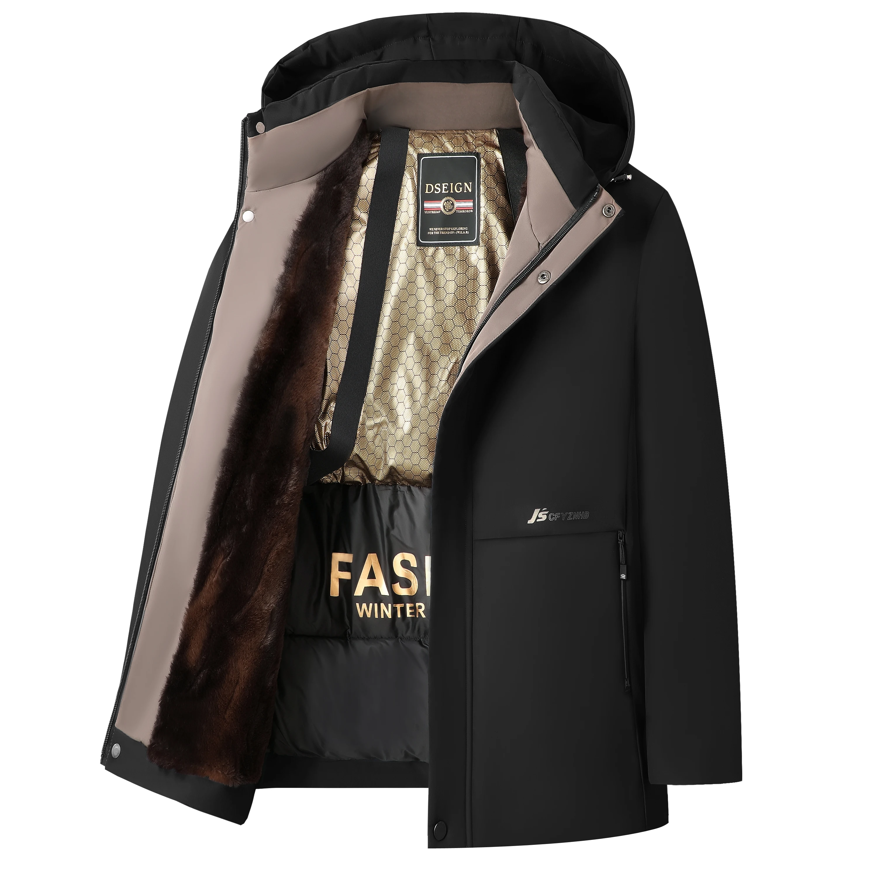 Chaqueta de invierno para hombre con capucha Parka larga de invierno para hombre chaqueta impermeable para nieve para hombre Chaqueta térmica Parkas nuevos abrigos de algodón