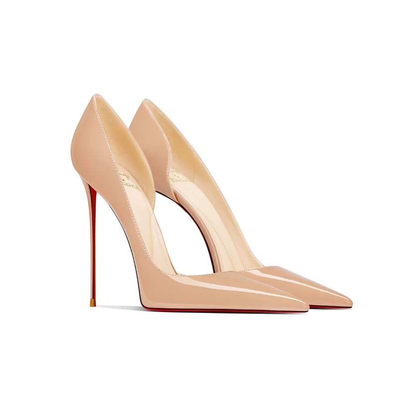 New side air style slim heels with pointed toes, gentle and sexy high heels, women's professional single shoes, women's shoes