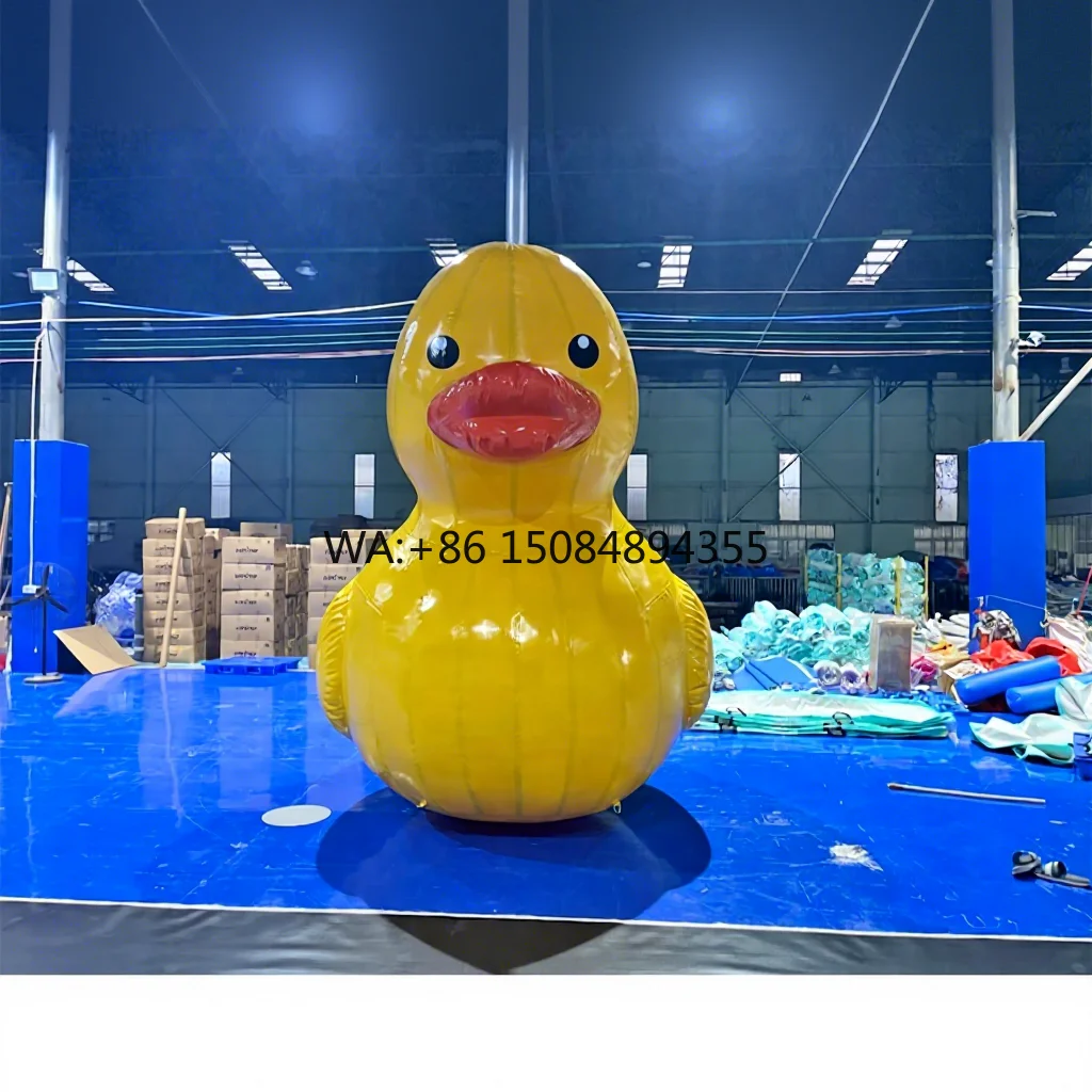 Outdoor Wholesale Factory Advertising Outlet 3m Pop up Animal Giant Inflatable Rubber Duck Yellow Duck Customize Toy for Sale
