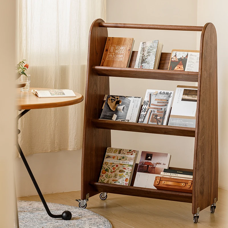 Organizer Room Library For Book Magazine Rack Wooden Shelf Display Stand Bookcase Books Kids Bookshelf Interior Home Furniture