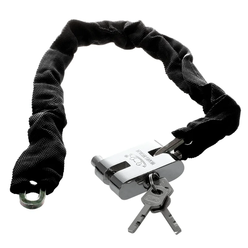 

High Quality Bike Lock 65CM Metal Anti-Theft MTB Road Bike Heavy Duty Safety Lock Motorcycle Padlock Bicycle Chain Lock With Key