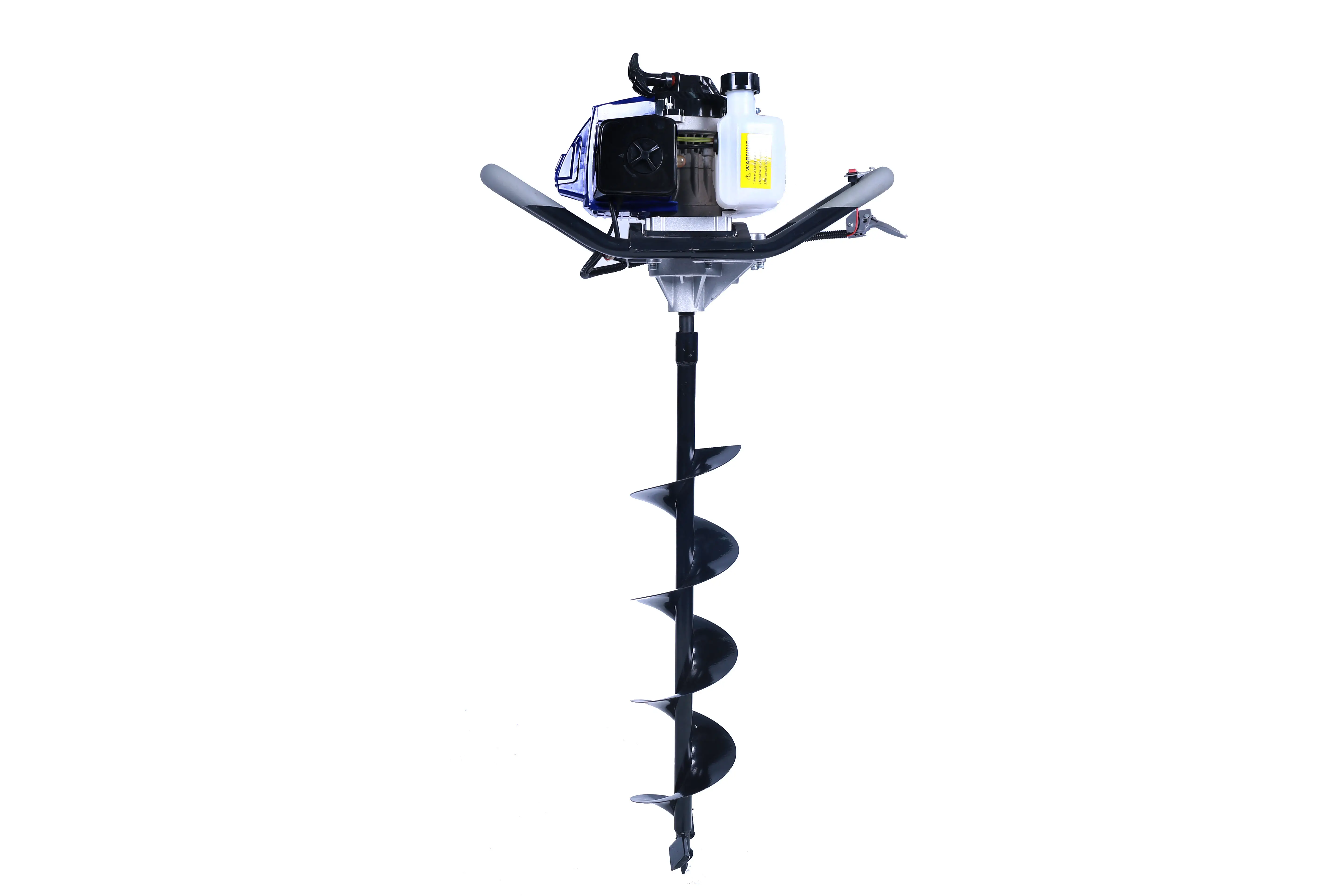 4.2KW Gasoline Earth Auger,1E48F Engine Fence Ground Drill Hole Borer,100mm/200mm/300mm Drill Diameter