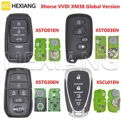 HE Xhorse VVDI XM38 Global Version Universal Car Smart Blank Key XSTO01EN XSTO20EN XSTO03EN XSCL01EN For Toyota Chevrolet