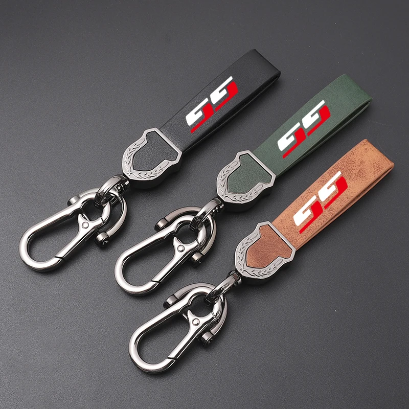 

High-grade leather Ultra-clear printing High-quality key chain Keychain For Chevrolet SS car accessories