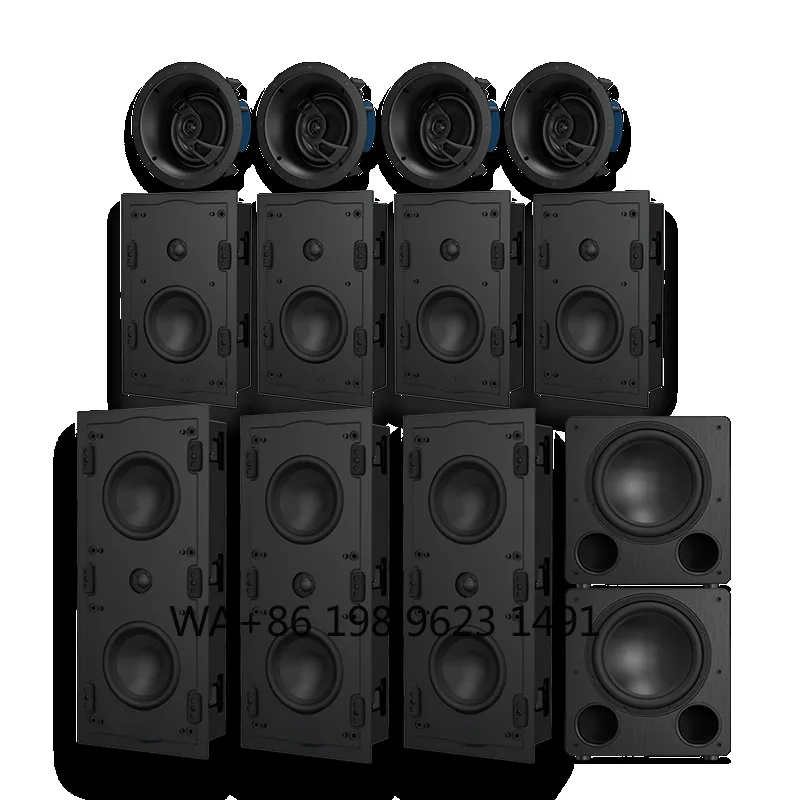 Dual 21 Inch Subwoofer Speaker 3000W High Power Low Bass Outdoor DJ Stage Sound System