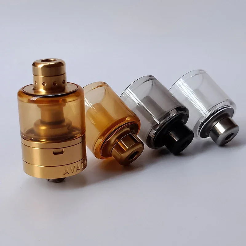 السجائر الإلكترونية الرمزية RTA بواسطة Amber Mods AMG-Amber RTA خزان قابل لإعادة البناء 316 SS 22 مم 3.5 مل 5 مل MTL قلم رذاذ واحد بملف Vape