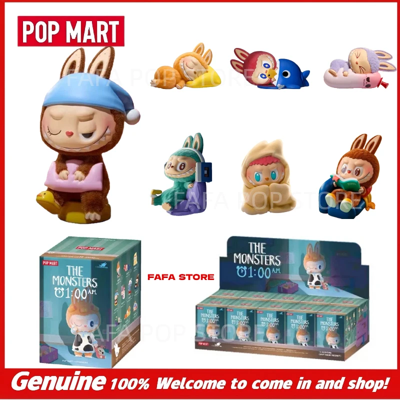 

Genuine POP MART The MONSTERS LABUBU 1am series blind box Christmas Gifts Cute Trendy Toys Birthday Desktop Ornament Toy