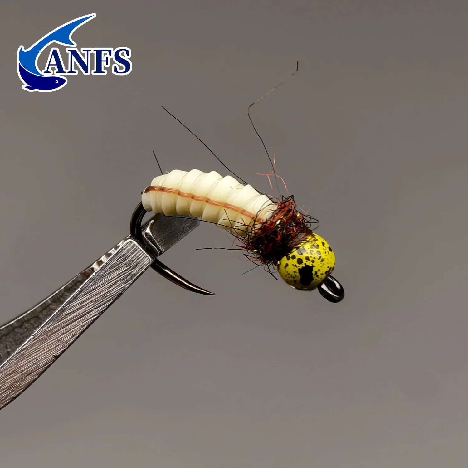 ANFS Moscas ninfa tungsteno – Atadas a mano con caja para trucha - imagen 2