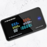 ABYC KEWEISI DC 0-200V Voltmeter Ammeter KWS Power Energy Meter LED Digital DC Wattmeter Electric Meter,50A