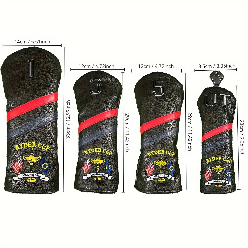 Golf Club Head Covers For Driver Fairway Wood Covers Hybrid Golf Club Iron Head Covers Golf Accessories Golf Supplies