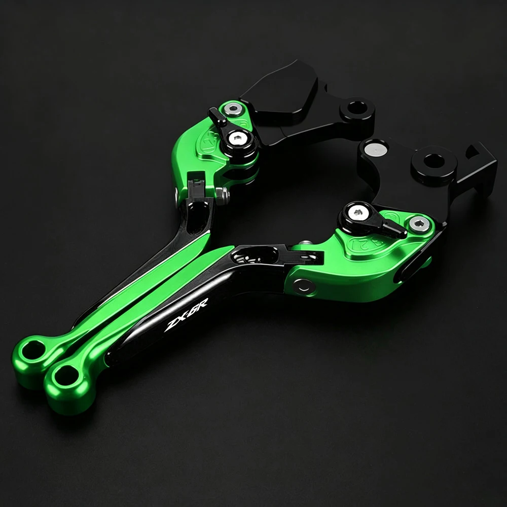 Motorcycle For KAWASAKI ZX6R 636 2007-2018 2017 2016 Adjustable Brake Clutch Levers Handlebar Handle Hand grips end Accessories