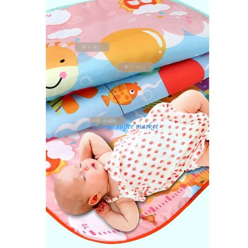 090B 43x7 6ซม./16.93x29.92inเด็กเกมPadอุปกรณ์เสริมเด็กตกแต่งห้องเป็นมิตรกับสิ่งแวดล้อมPleasantของเล่นสีเขียว/สีแดงPad