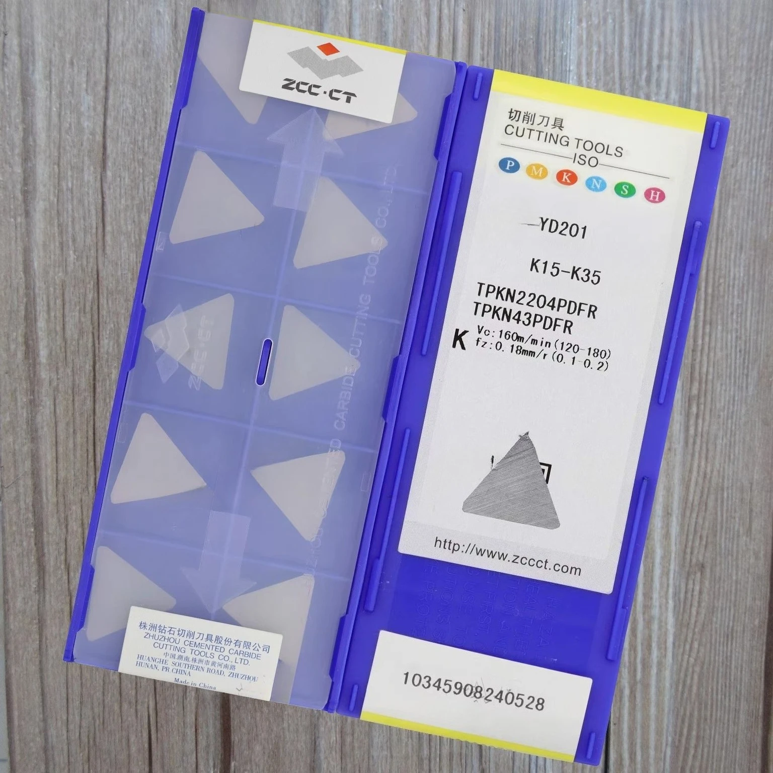 

10 шт. ZCC.CT оригинальное твердосплавное лезвие TPKN2204PDFR YBG102 YD201 фрезерная вставка с ЧПУ режущий станок токарный станок внутренний токарный инструмент