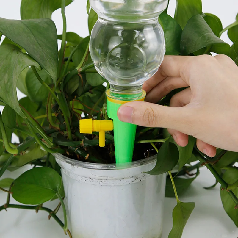 Automatic Drip Irrigation System Self Watering Adjustable for Flower Plants Greenhouse Garden Auto Water Dripper Device
