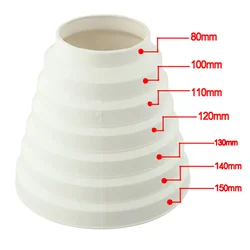 Range Hood Exhaust Pipe Reducing Aluminum Foil Pipe Conversion Ring Reducing Conversion Joint PVC Pipe Reducing Ring 80mm-150mm