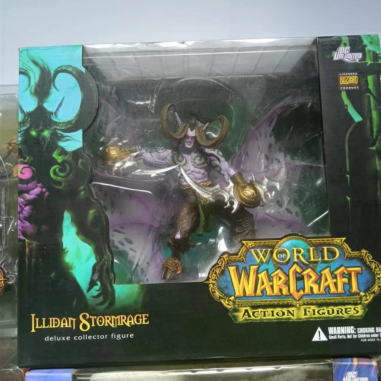 WOW illidan Stormrage Dwarven King Draenei Paladin Undead Warlock Blood elf Paladin action Figure model toy