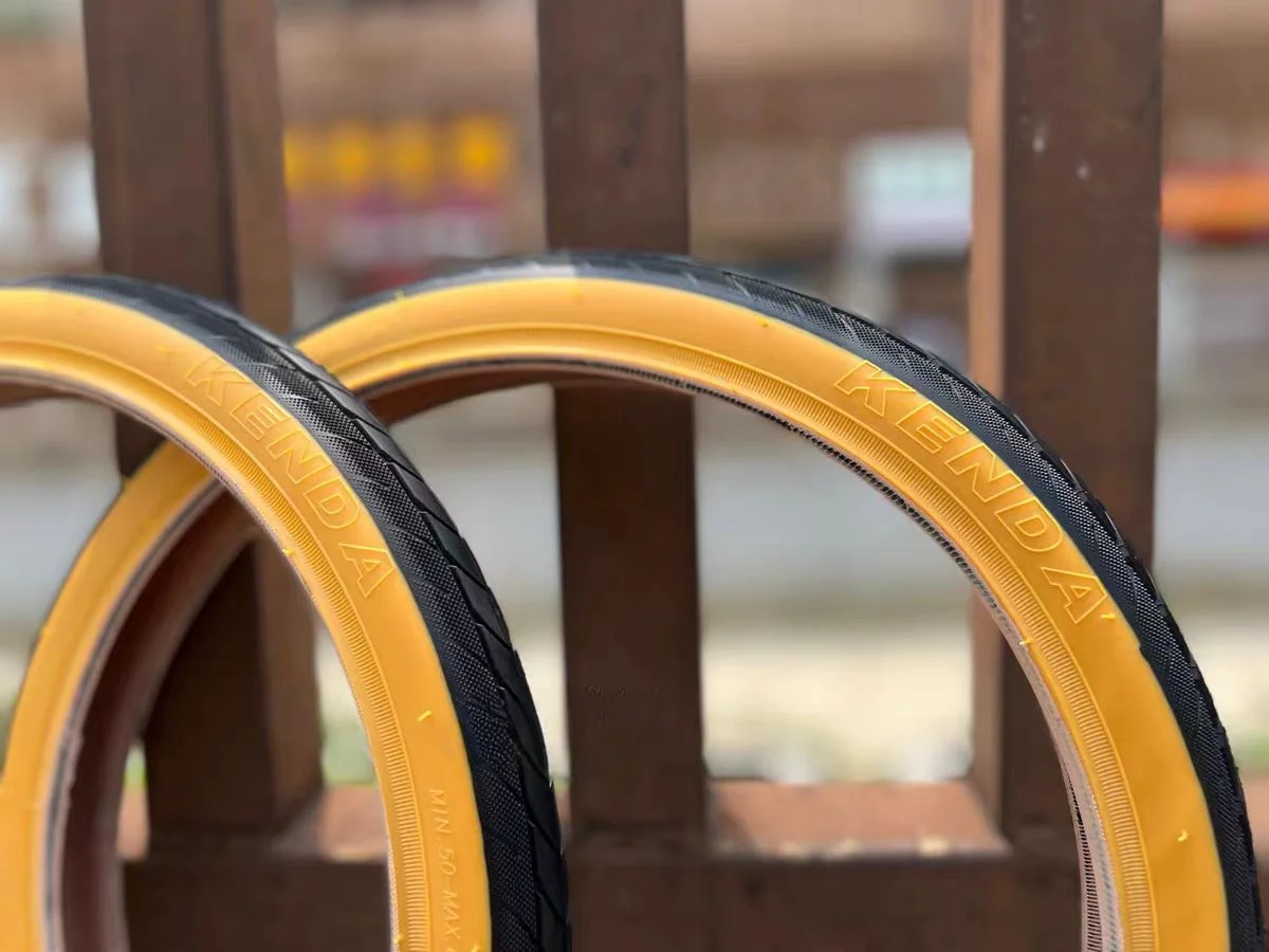 

Наружная шина Kenda с внутренней трубкой для складного велосипеда, желтые 6-дюймовые велосипедные аксессуары, подходящие для больших колес