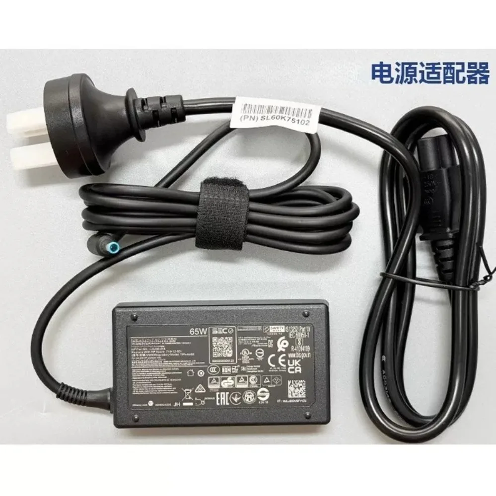 For HP TPN-l130 l124 C115 19.5V 3.33A 65W Laptop Power Adapter With Cable (002) Number of characters: 109