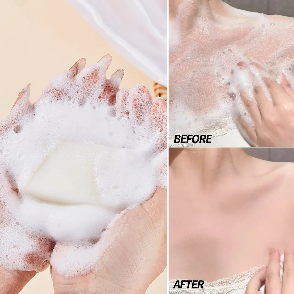 Moisturizing and Protective Shampoo and Shower Soap in One, Refreshing, Smooth and Nourishing