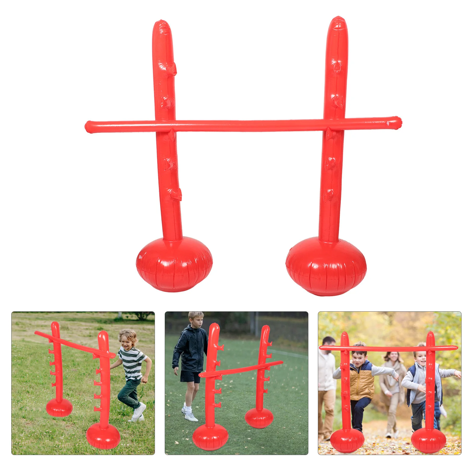 Juego de poste de salto alto para deportes al aire libre, actividad de fiesta, coordinación física para niños y adultos, juego inflable portátil para piscina